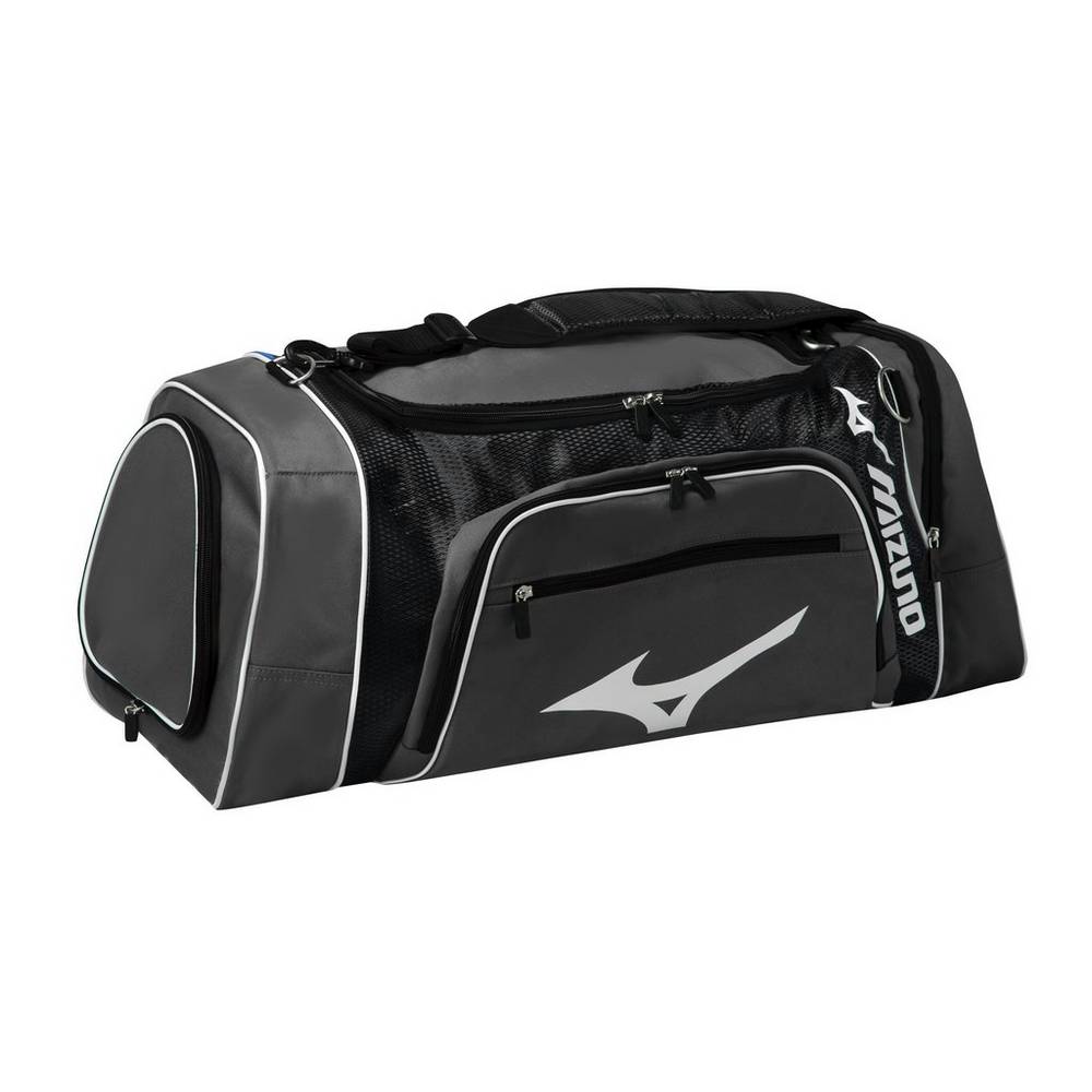 Mizuno Men's Lightning Duffle Duffle Bag Grey/Black (470152-QMX)